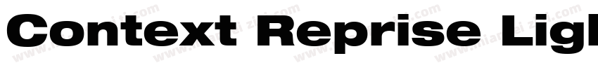 Context Reprise LightExp SSi Bold字体转换